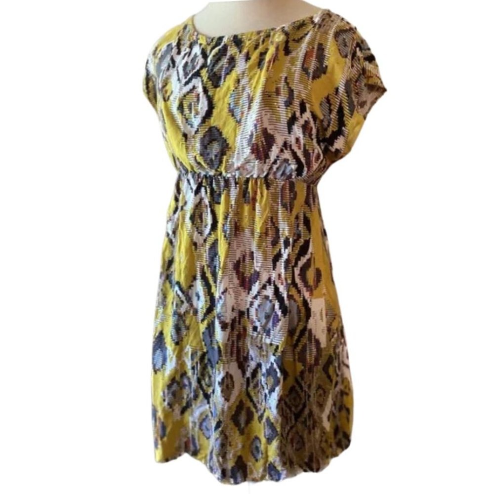 Size Sm. Dress, Gold Patterned,Worn Once, Pet Free, Smoke Free Home